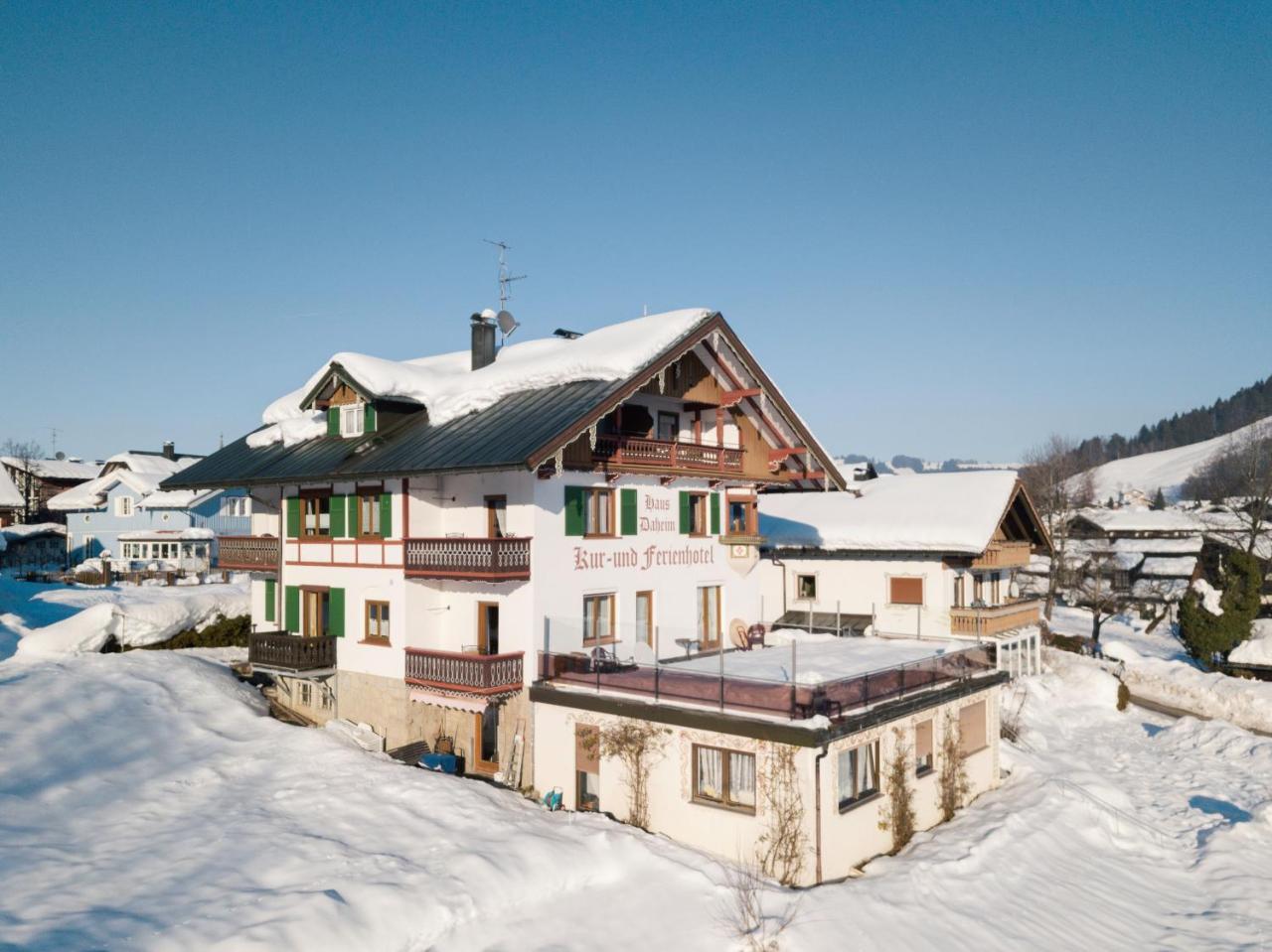 Отель Haus Daheim Оберштауфен Экстерьер фото